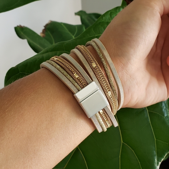 NEW multilayer leather bracelet - Picture 5 of 6